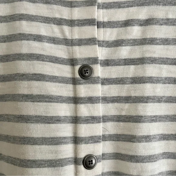 Madewell Button Back Striped T-Shirt Dress Small - Picture 6 of 8